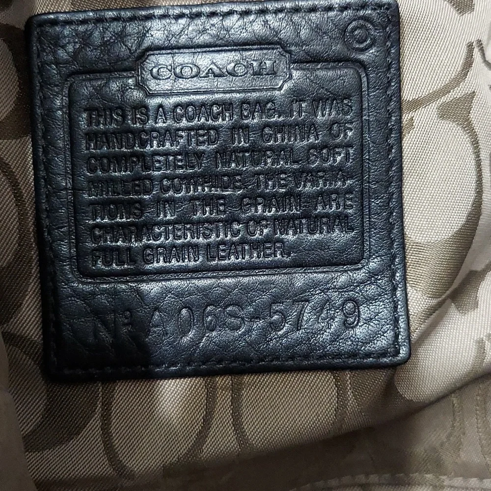 Coach Vintage Travel Y2K Large Size Hamptons Zip Biz Carryall Great Cond - Picture 11 of 12